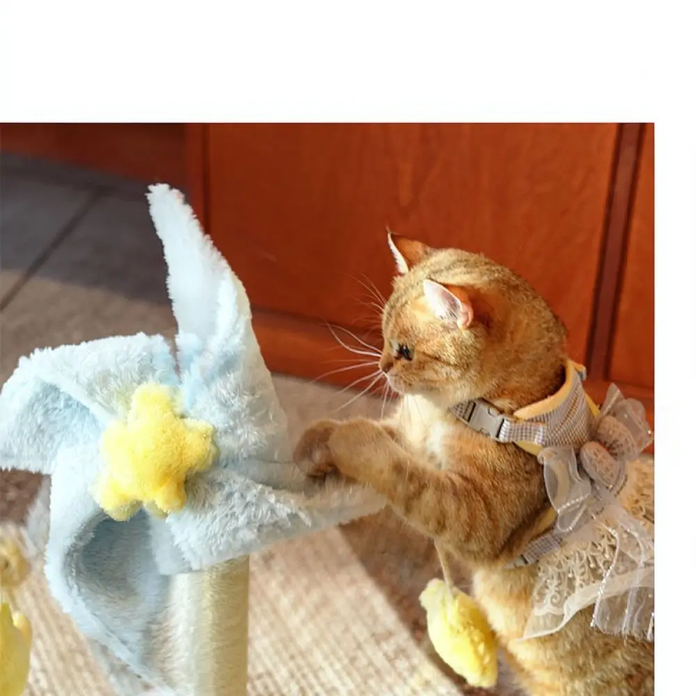 Sisal Rope Cat Scratcher Vertical Windmill Design Claw Grinding Post Pet Furniture Guard Durable Pet Toy