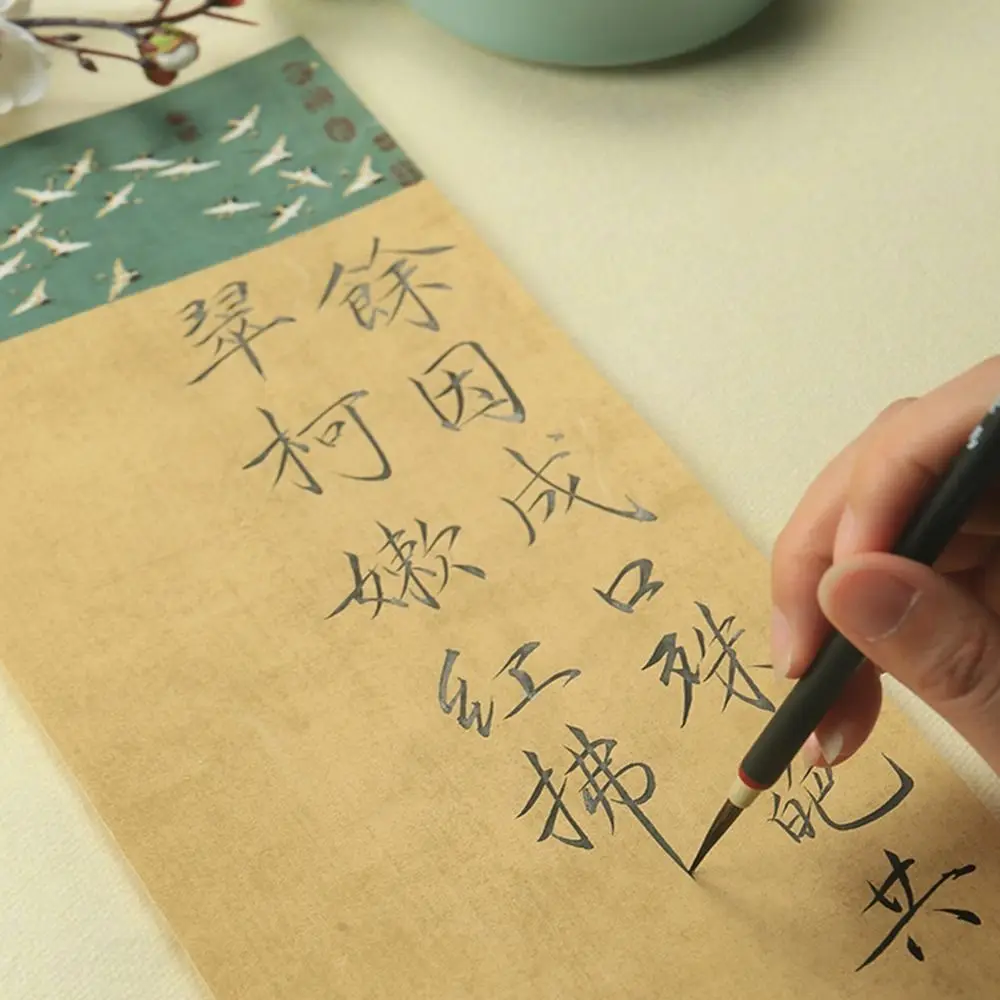 Artist Crisperding Student Painting Practice Script Writing Brush Chinese Brushes Calligraphy Brush Hook Line Fine Paint Brush