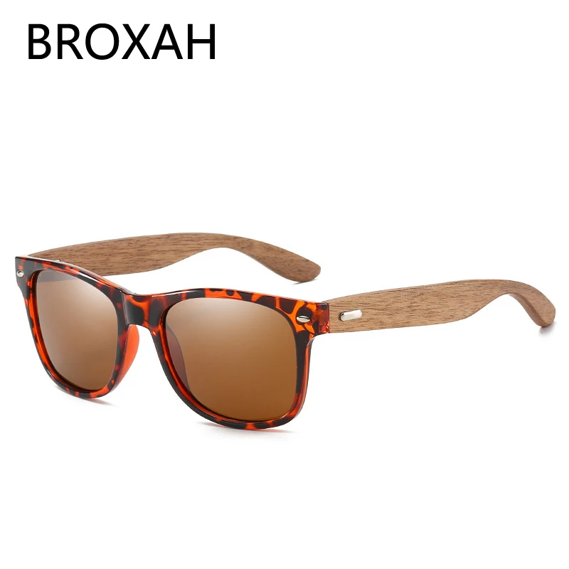 Retro Walnut Wood Sunglasses for Men and Women 2024 Classic Polarized Sun Glasses Car Driving Glasses Mirror Eyewear