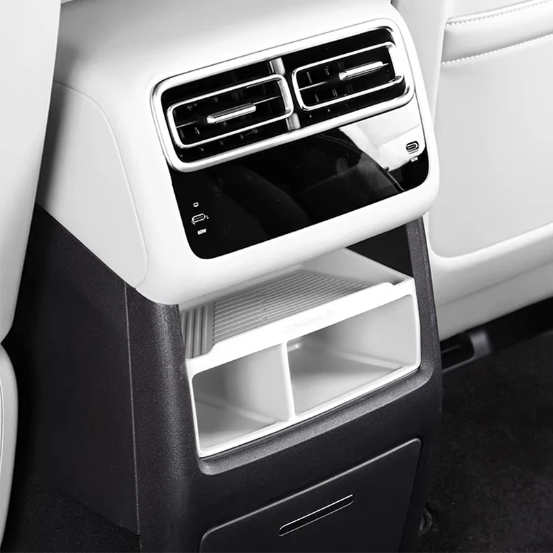For Leading Ideal LiXiang 2023 2024 L6 L7 L8 Rear Air Outlet Silicone Storage Box Interior Accessories