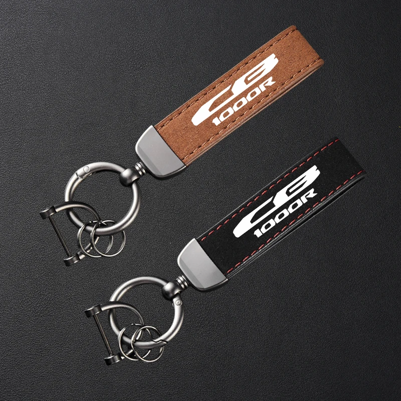 

Для HONDA CB1000R CB1000R CB1000 2013-2025 аксессуары высококачественный кожаный замшевый брелок для ключей мотоцикла
