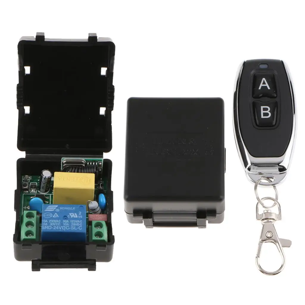AC220V 10A Relay RF Remote Control Relay Elevator Control and Security
