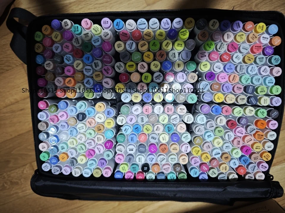 320 Colors Dual Tips Marker Pen Set, Felt Pens for Sketching Drawing Graffiti Manga School Art Supplies