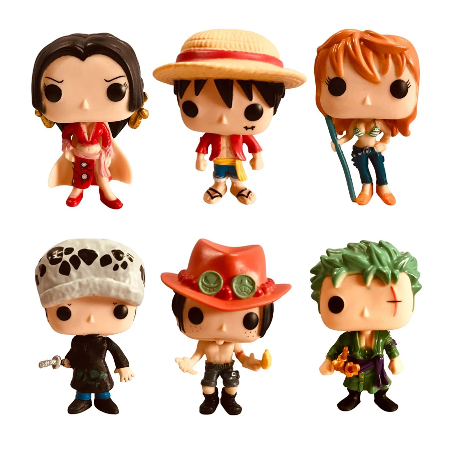 Funko Pop One Piece Anime Figure Zoro Luffy Ace Shanks Collectible Action Figuras Doll Pvc Model Toy Kids Christmas Gift