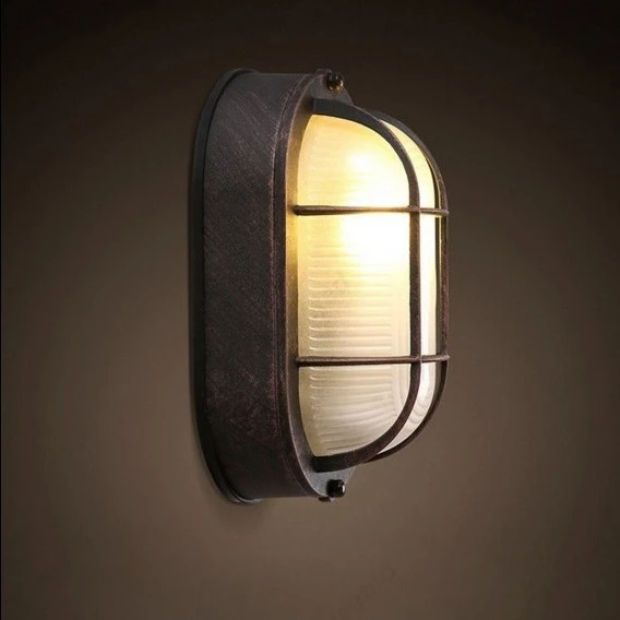 

Креативный ретро светодиодный взрывозащищенный водонепроницаемый настенный светильник для внутреннего коридора, наружного двора, виллы, коридора, светильники