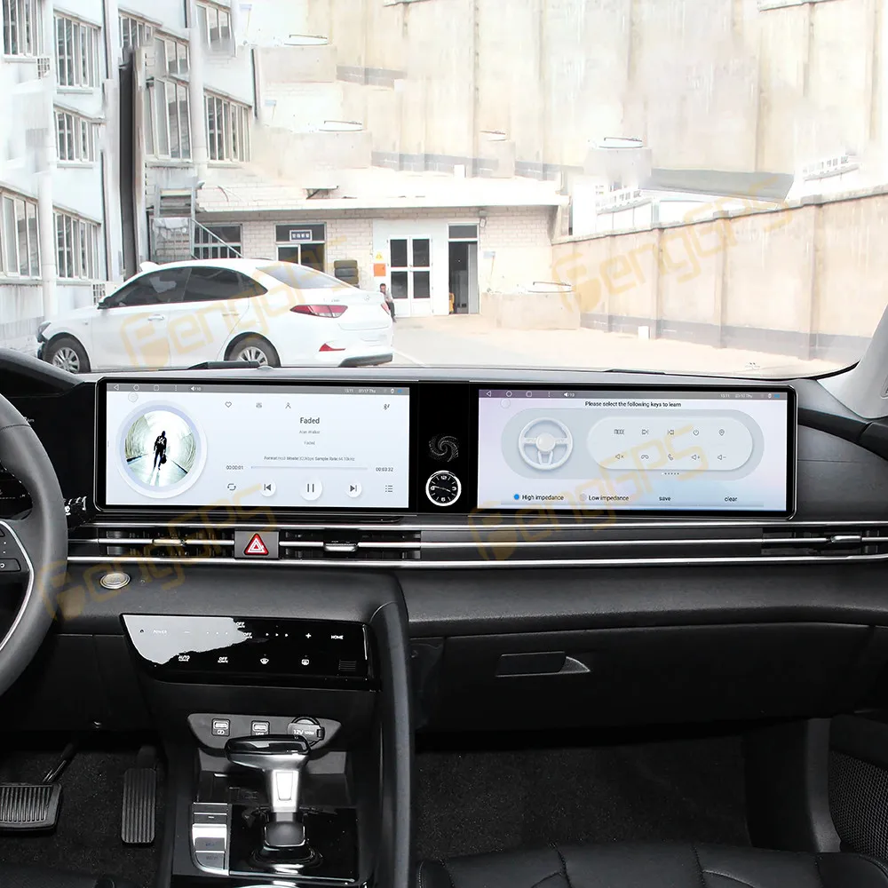 

Двухэкранный автомобильный радиоприемник 12,3 дюйма с CarPlay и Android 13 для Hyundai Elantra 2020-2021, GPS-навигация, мультимедийный проигрыватель, стереосистема