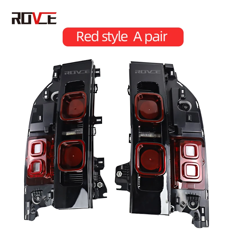 Rovce Voor Land Rover Verdediger L663 2020-2022 Achterlicht Achterrem Hoge Lichten Led Achterlicht Richtingaanwijzer Achterlicht