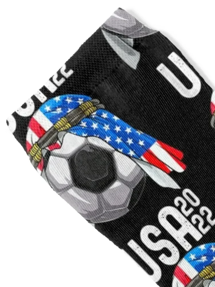 Usa soccer team world football usa soccer team fans Socks cartoon new year Crossfit christmass gift Socks Woman Men's