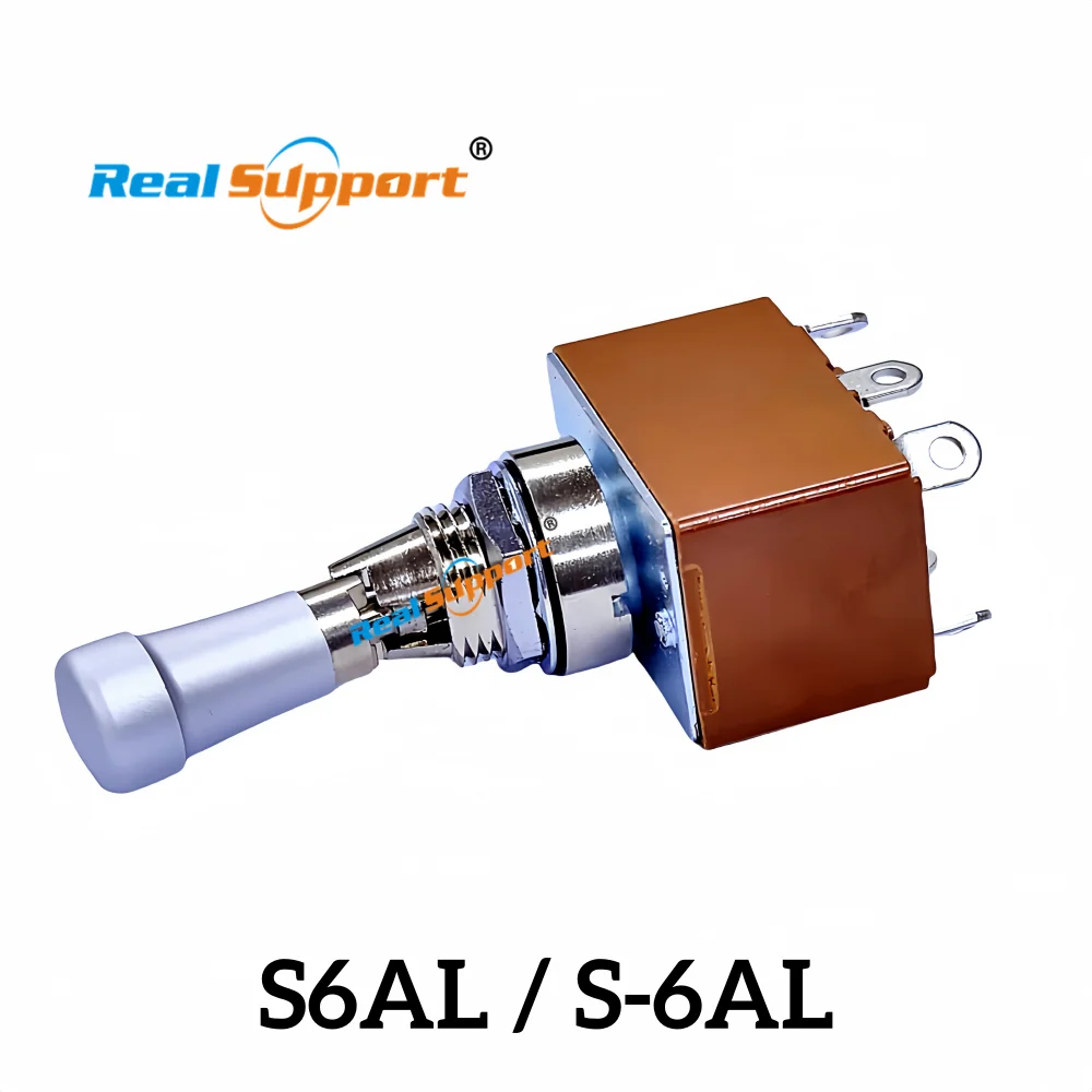 Nuovo originale S6AL S-6AL ON-ON 20A interruttore a levetta DPDT montaggio a pannello per interruttore di apparecchiature elettroniche