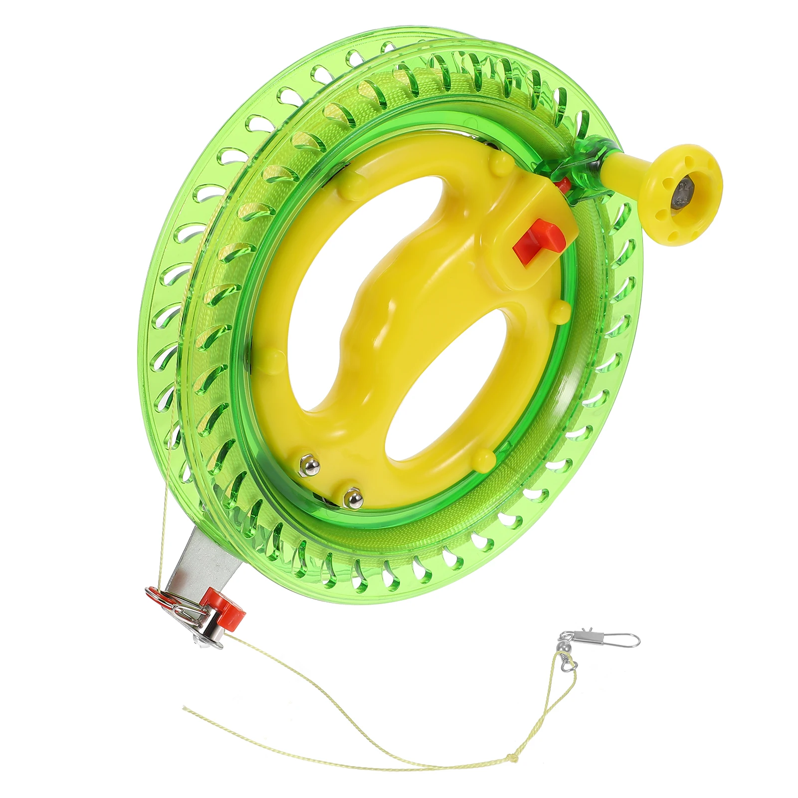 

Line Wheel ABS Material Lightweight Green Color Sports Tool Outdoor Kite Accessories High Performance Upgraded Design Kite Reel