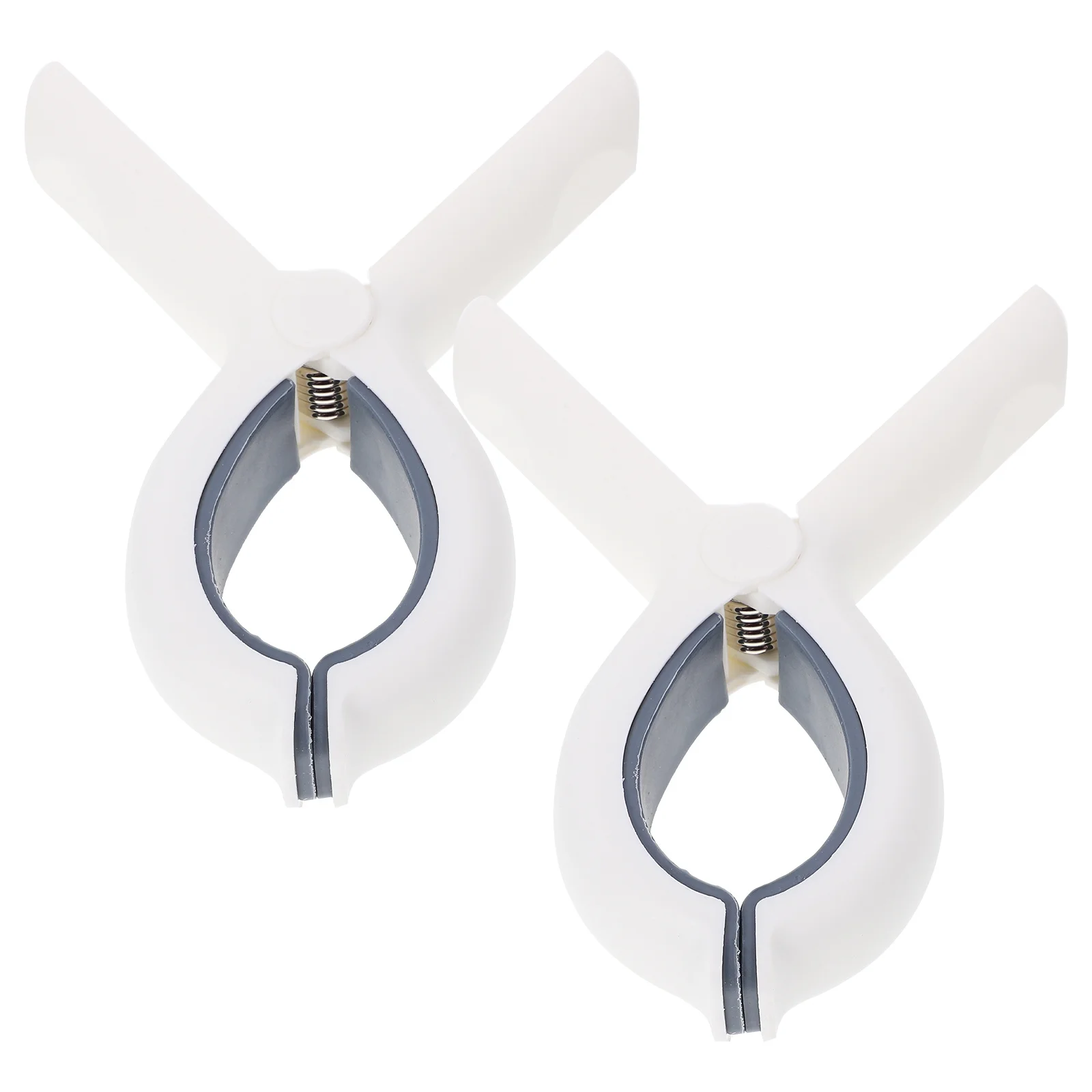 

2Pcs Windproof Plastic Clothes Clips Strong Stable Clothespins for Beach Towels Quilts Pants Laundry Clips Windproof Clothespins
