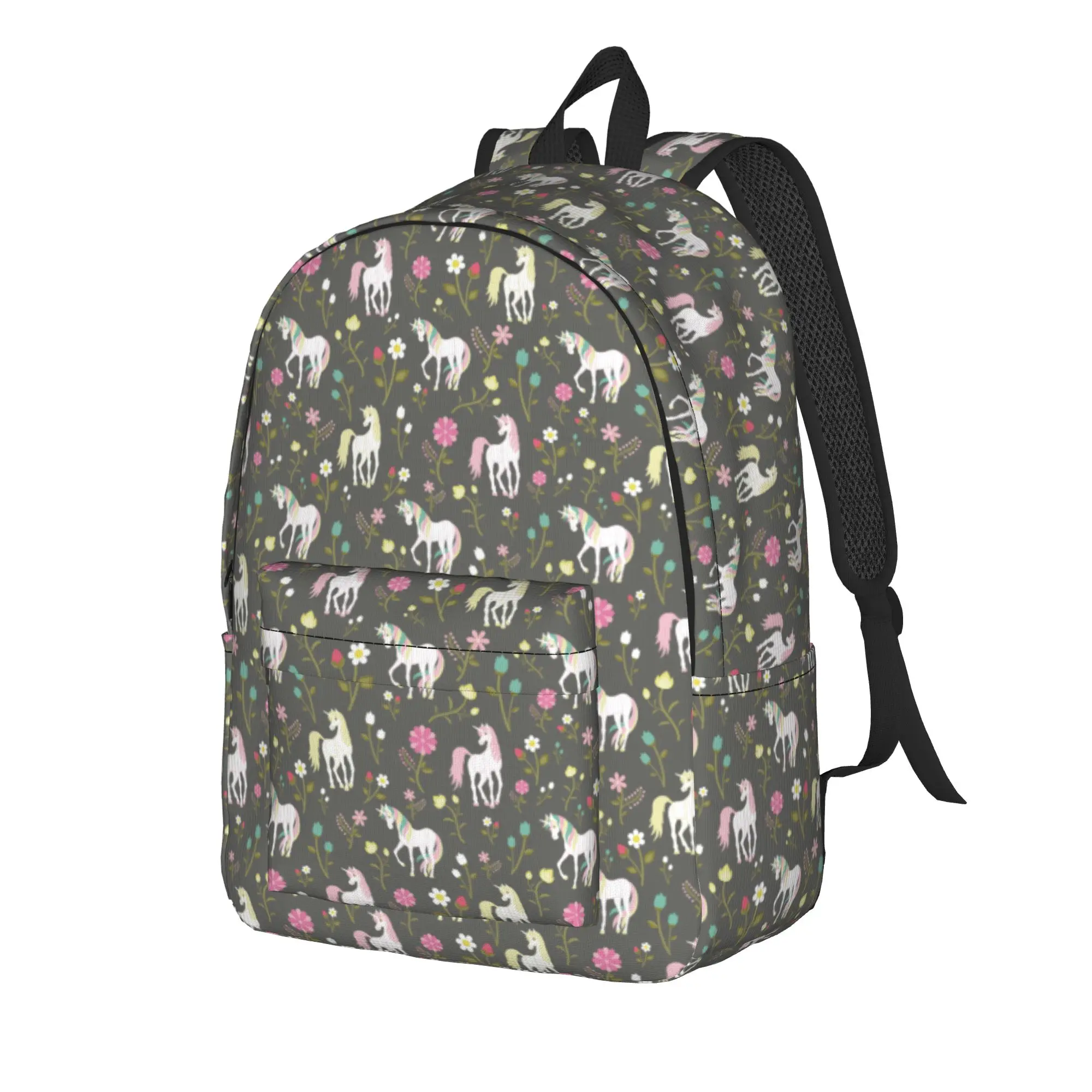 Unicorn Backpack for Men Women Fashion High School Hiking Travel Daypack  Laptop Canvas Bags Outdoor