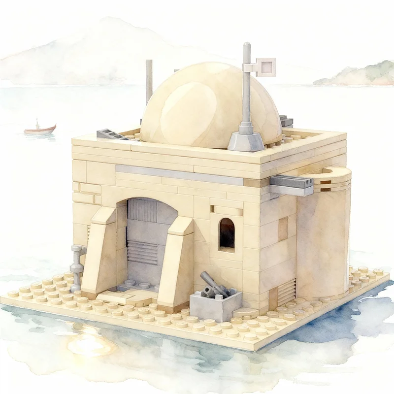 Interior Design Lego - 197pcs MOC Tatooine House 1 With