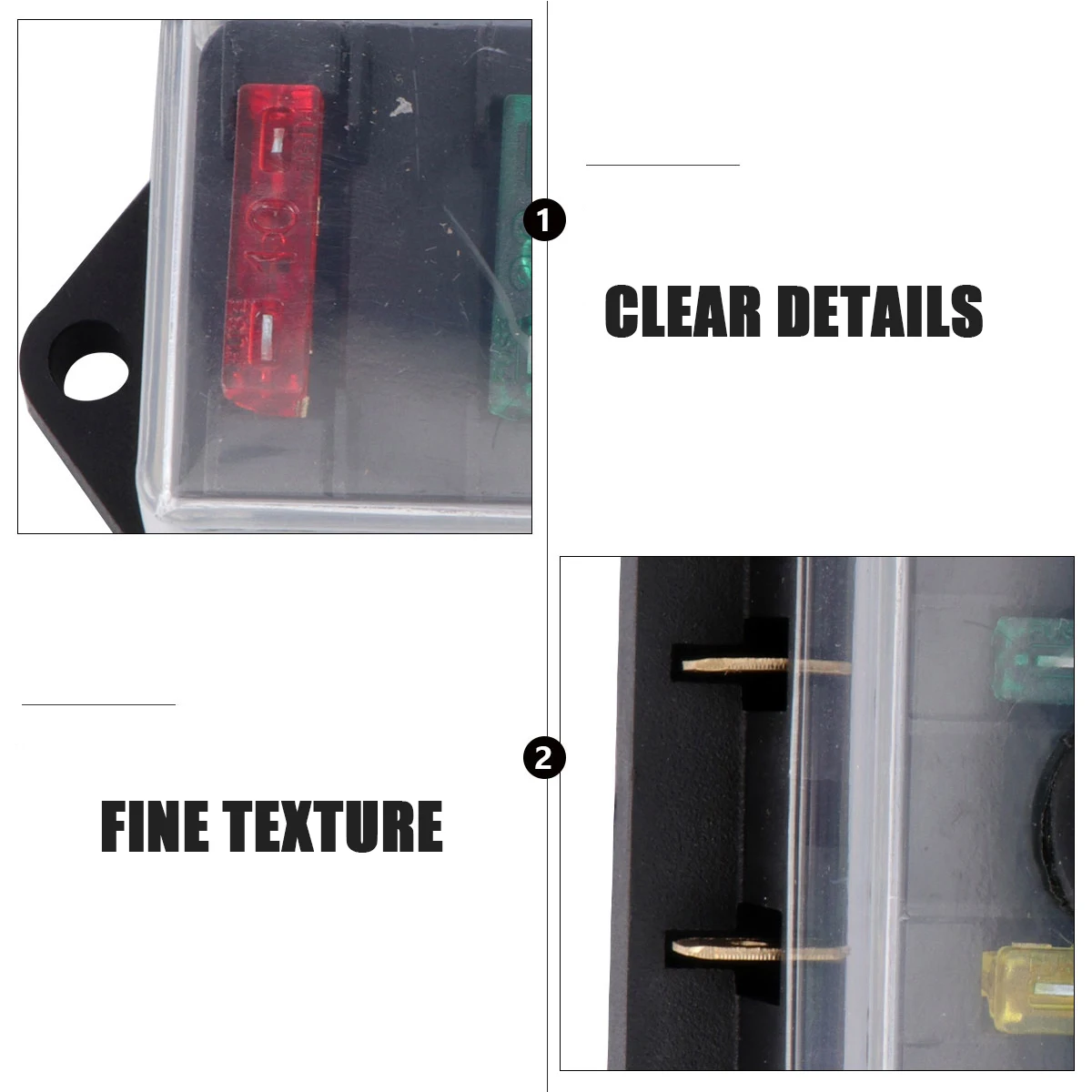 

Box Holder Fuse Block Electric Fuse Box Automotive Boat Car Van 10A 20A 30A 30A Led Illuminated Dust-Proof Vibration
