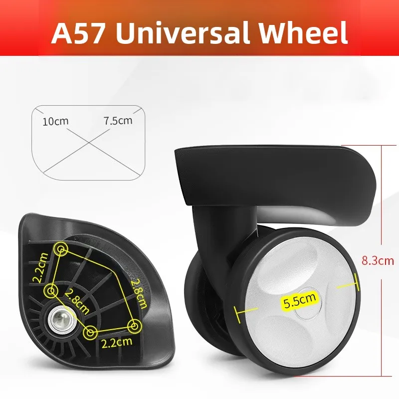 قطع غيار وإكسسوارات أمتعة nZhou A08 لإصلاح عجلة A57LH الفضية، عجلة عالمية HL033، عجلة Red Hawk LH، عجلة 043، عجلة F26 #5