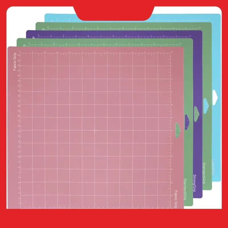 

A32HOT-5Pack Cutting Mats For Cricut Maker 3/Maker/Explore 3/Air 2/Air/One(12X12 Inch) Quilting Cricket Mats Accessories