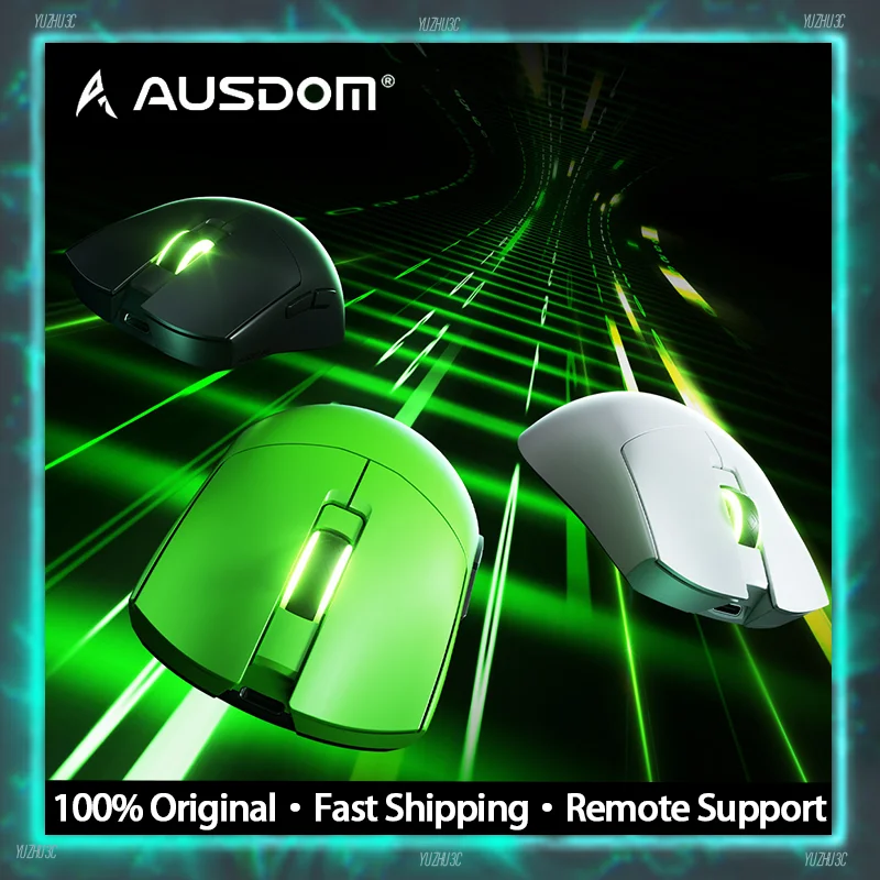 PAAUSDOM G06 Pro Gaming Mouse Ultra Lightweight 8K Polling Rate Custom Titan Firmware PAW3955 3950 3315 Sensor  20000FPS