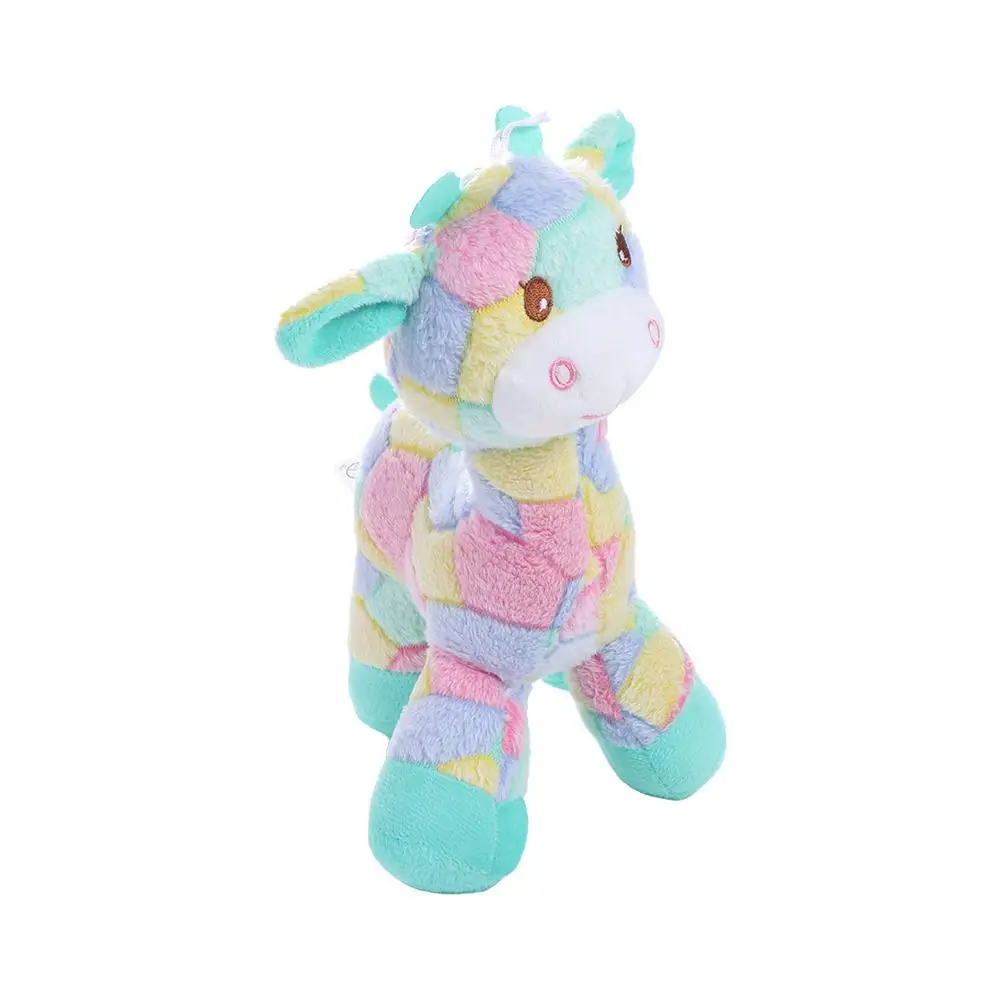 30 CM Gevuld voor Kerst Pluche Kussen Home Decor Zacht Kussen Regenboog Giraffe Pluche Fawn Knuffel Knuffels Giraffe Pop