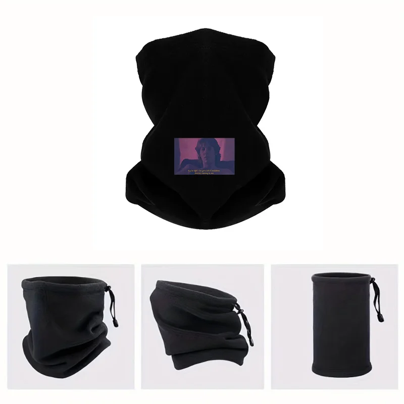 Person,problems,purple,words,quote. Men Outdoor Scarf Mask Neck Gaiter Hat Women cap Headgear Windproof Keep Warm Winter Multifu