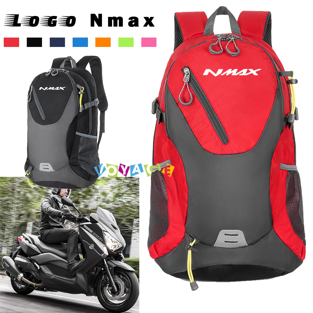 Logo For Yamaha NMAX 125 155 160 Accessories Outdoor Sports Mountaineering Bag Men's and Women's Large Capacity Travel Backpack