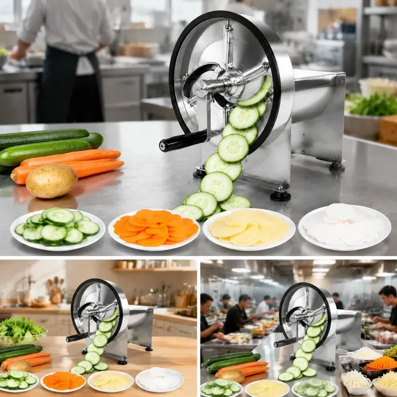 for Cross-border stainless steel hand slicer fruit and vegetable slicer manual potato slicer commercial slicing