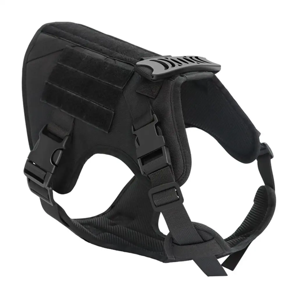 Dog Training Padded Adjustable Safety with Leash Clips Service Dog Harness for Hiking Outdoor Dog Medium Dogs Large Dog