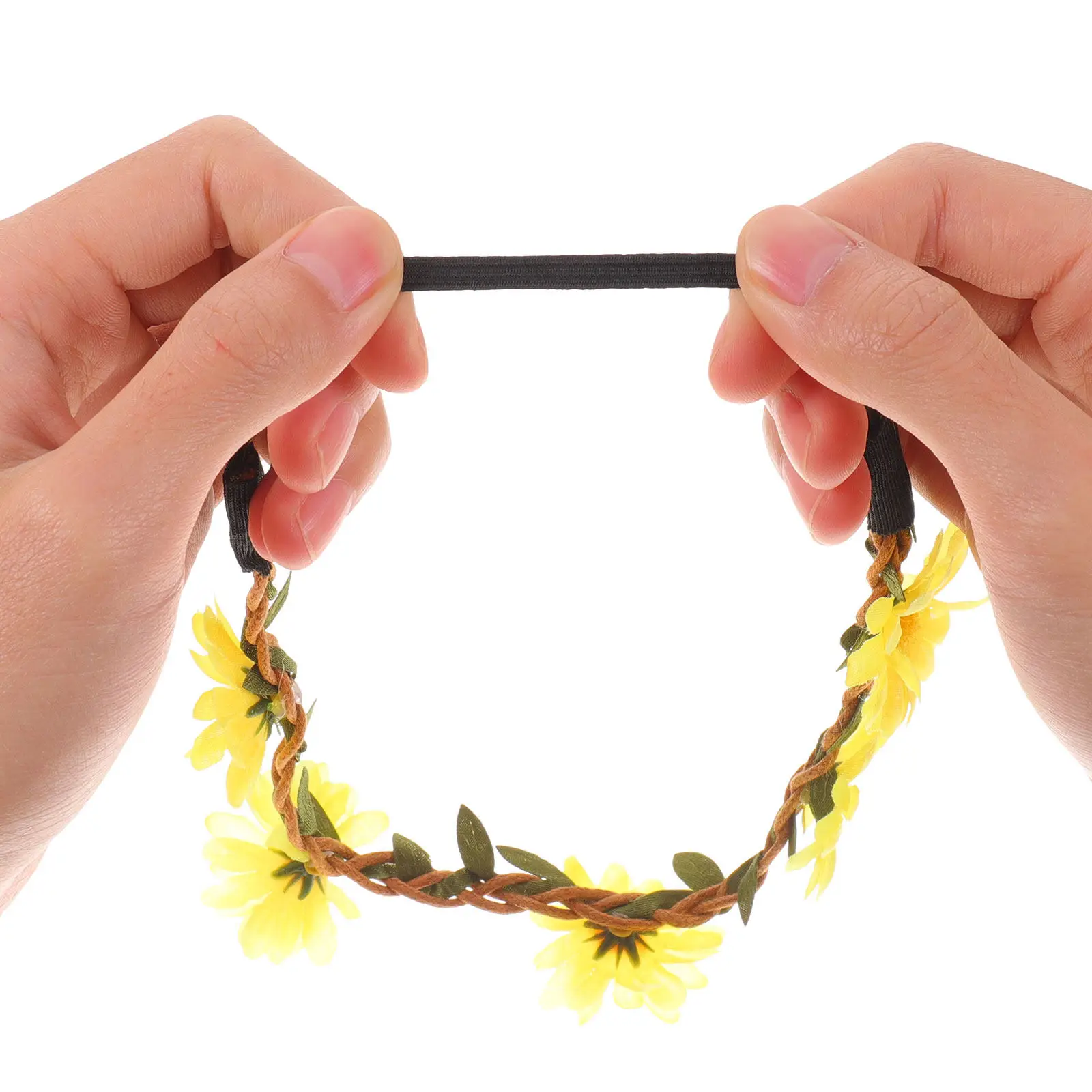 

10Pcs Floral Daisy Headband Three Dimensional Flower Crown for Women Wedding Festival Party Hair Wreath Decorations Vintage Lady