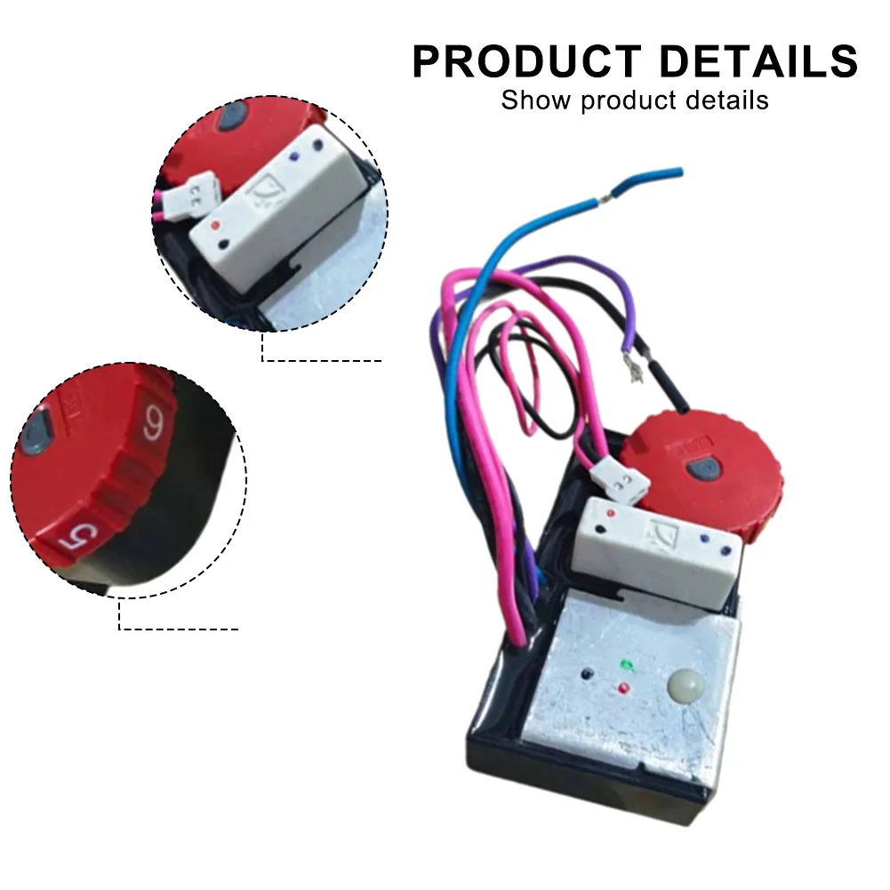 Controlador de Velocidade Preto para RP2300FCX RP2301FC, Unidade de Controle Eletrônico de Precisão para Router com RPM Variável
