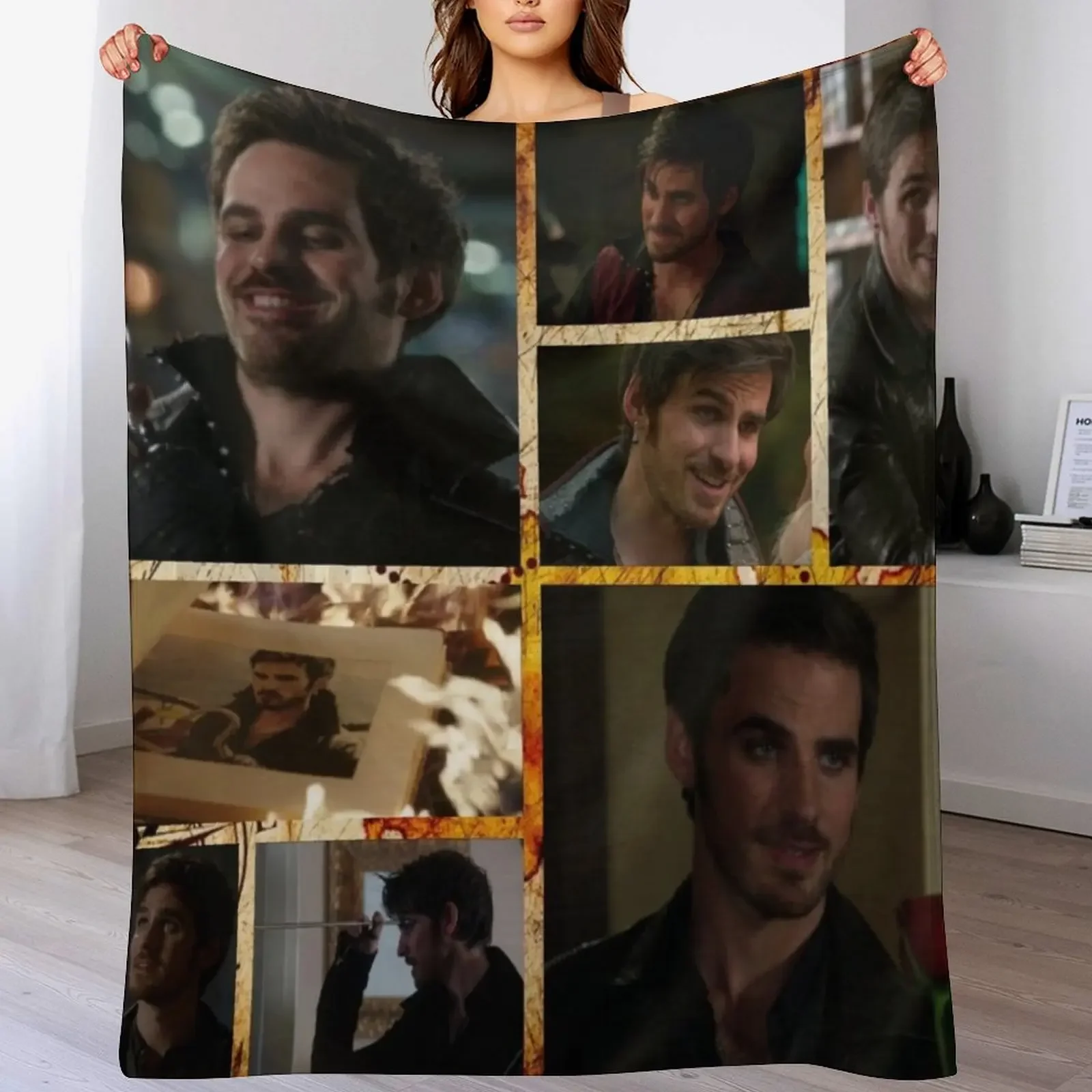 

Captain Killian {Hook} Jones Love 39 Throw Blanket Picnic Moving Giant Sofa Softest Blankets