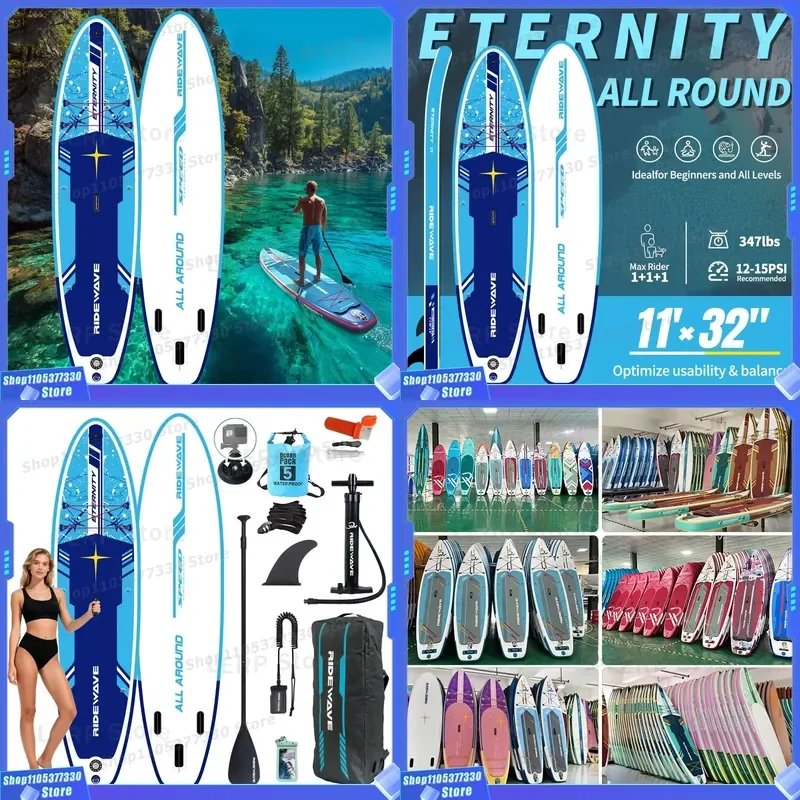 Ridewave WHOLESALE Tabla Padel Board Drop Stitch Stand-up Paddleboarding Tabla Paddle Surf Sap Inflatable Stand up Paddle