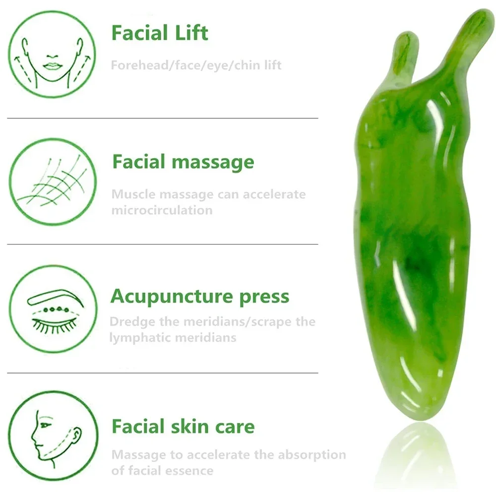 Gua Sha Facial Massage Tool Nose Lift Up Rounded Corners Narrow Nose Scraping Massage Tool,Massage Facial Tighten Skin Care Tool