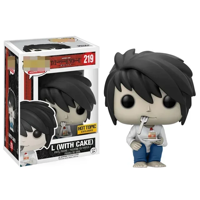 Funko POP Animation Death Note Light 216# L with Cake 219# 218