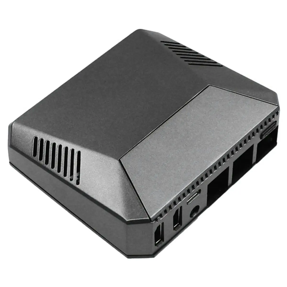 A72U For ONE V2 Case Metal Aluminum Case Removable GPIO Cover Passive Cooling Metal Shell for 4B