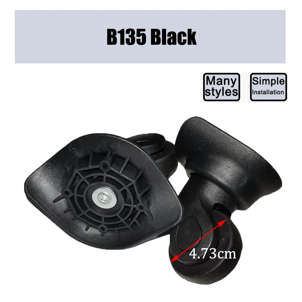 Suitable For LBJ B135 Trolley Case Wheel Pulley Sliding Casters Universal Wheel Luggage Wheel Slient Wear-resistant Smooth