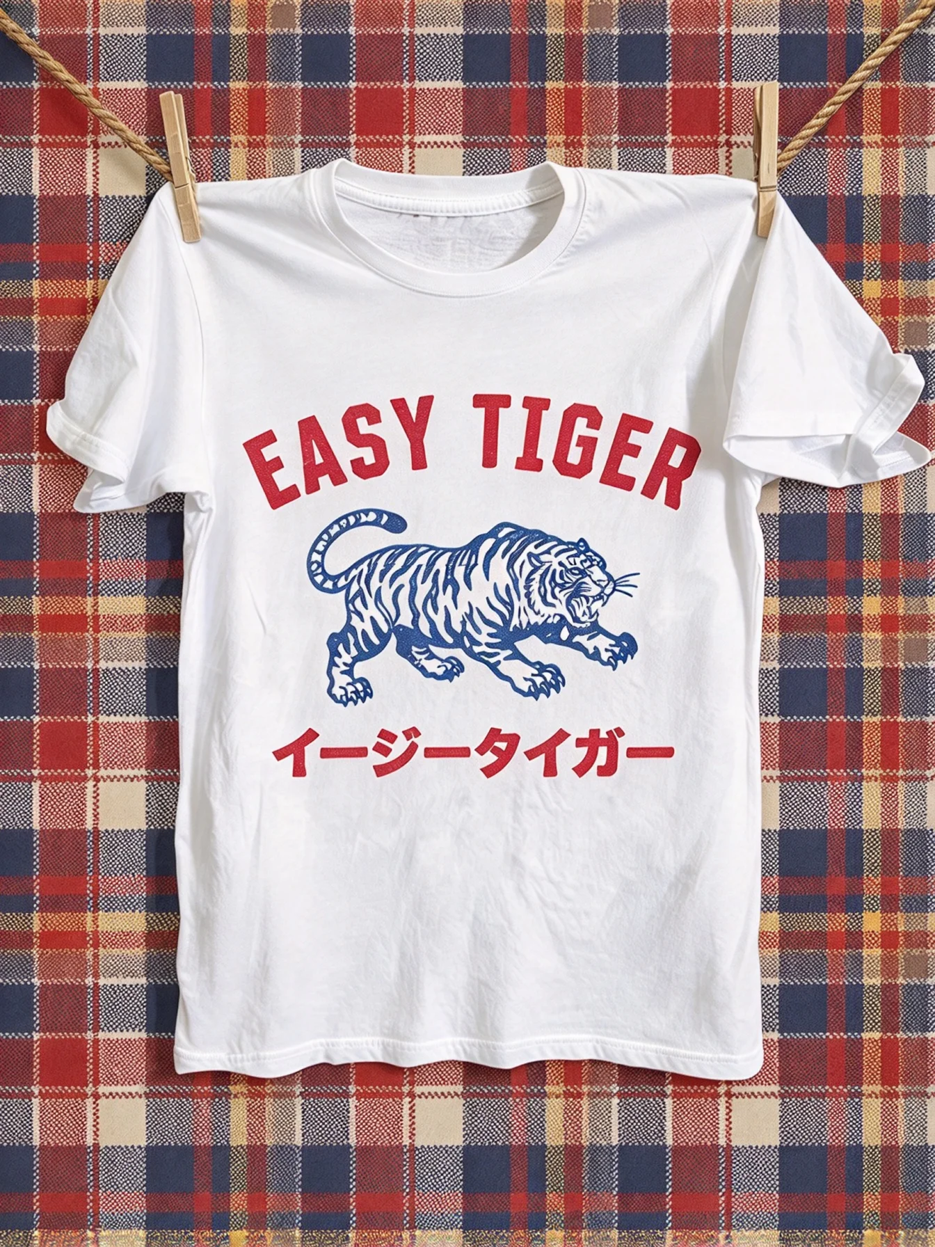 2026 New Vintage Japanese Family Matching Streetwear Oversized Tshirt Unisex Retro Tiger Graphic Print Casual Short Sleeve Tops