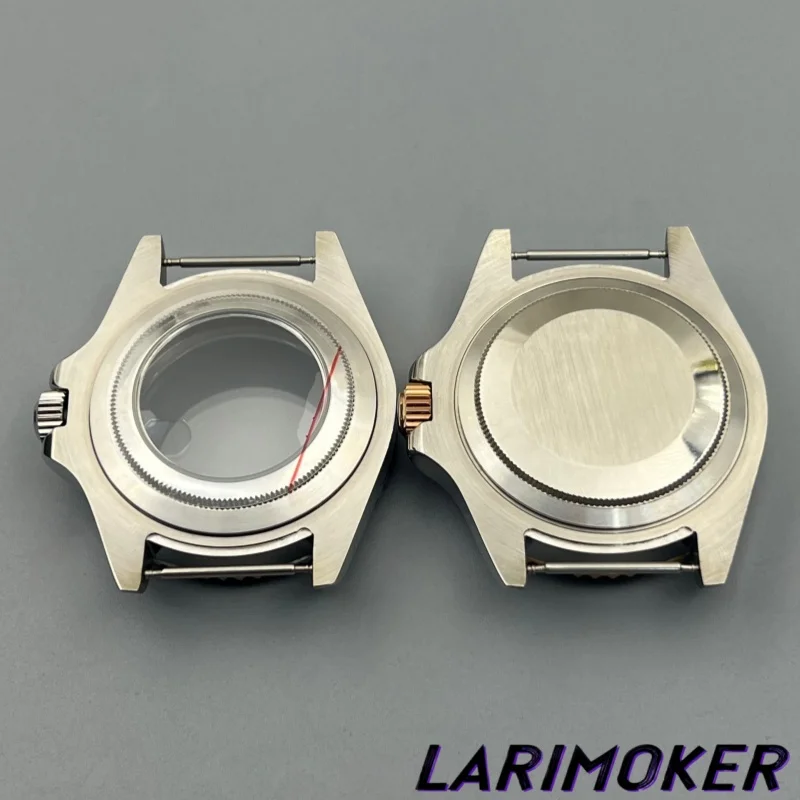 LARIMOKER 43mm SUB Watch Case Sapphire Glass Waterproof For NH34NH35 Miyota8215 Mingzhu2813 ETA2824 PT5000 Movement Watch Parts