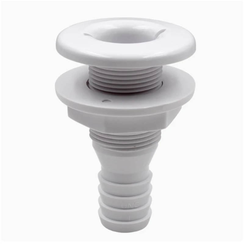 1 Inch Marine Drainage Outlet Water Accessory for Yachts ABS Speedboat Plastic Sewage Supplies Boat Part