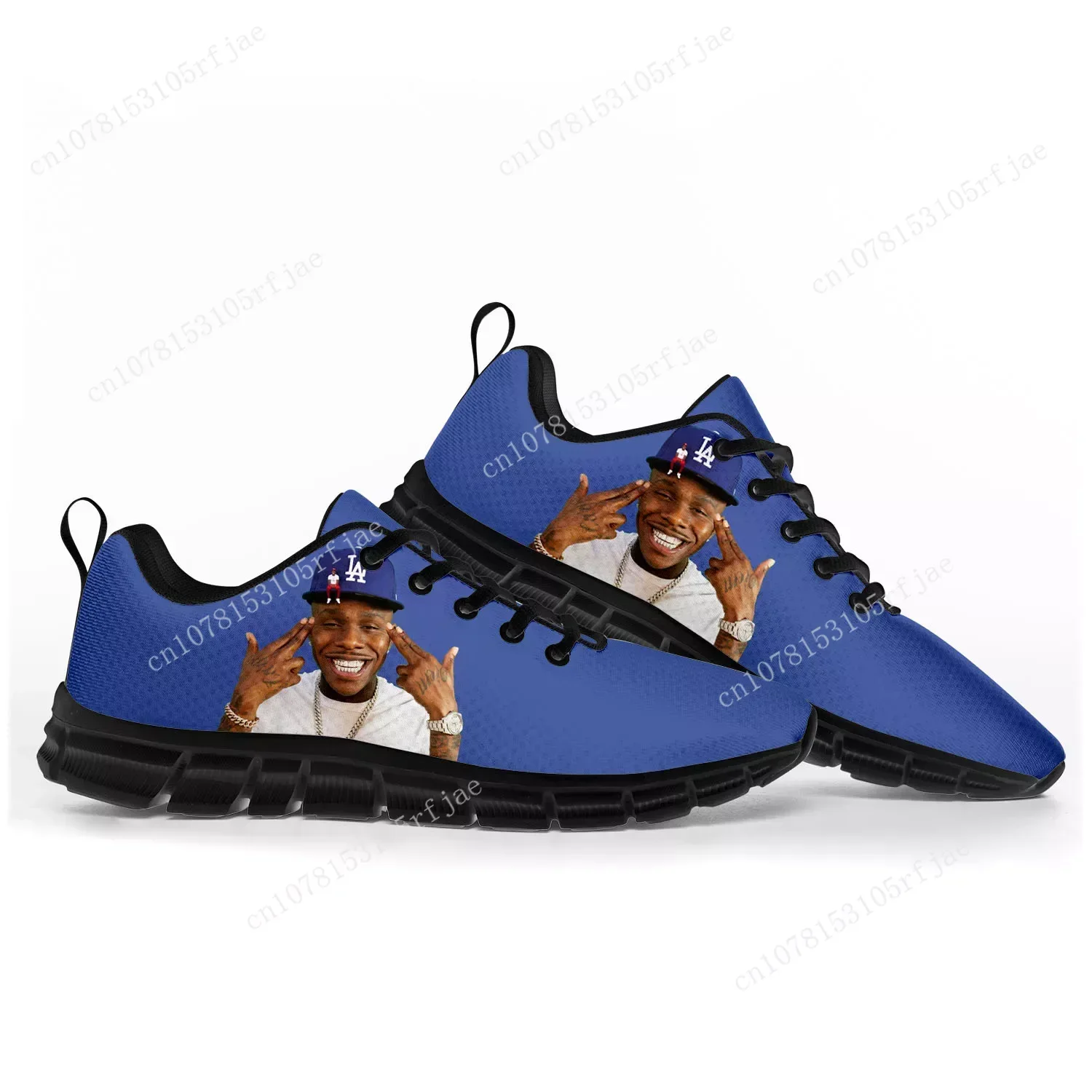 

DaBaby Rapper Music Pop Blue Sports Shoes Mens Womens Teenager Kids Children Sneakers Casual Custom High Quality Couple Shoes