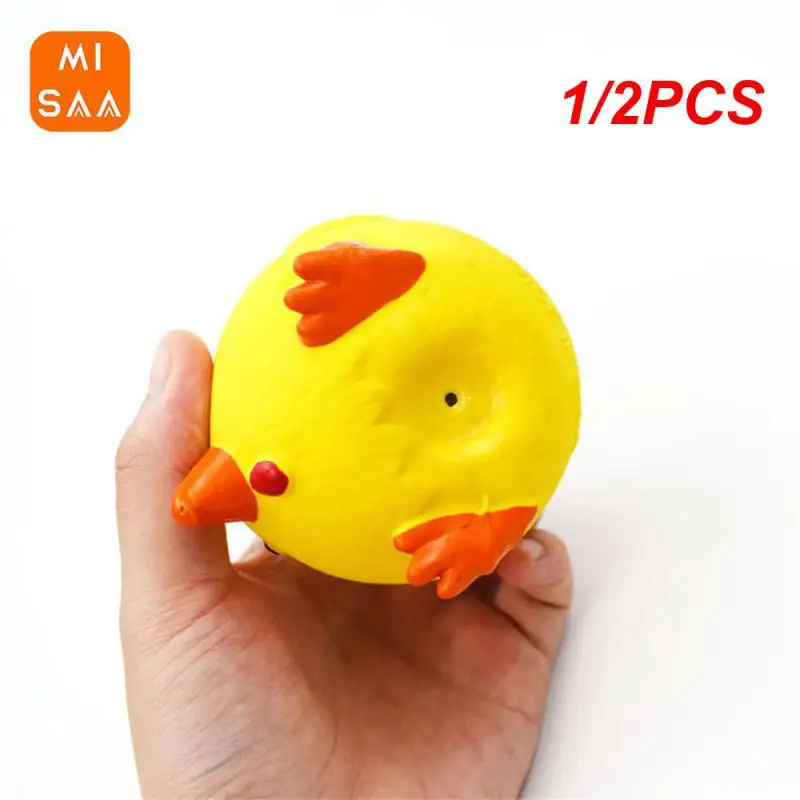 1/2PCS Latex Puppy Scream Toy Safe And Environmentally Friendly Vocal Tube Cute Pig Shape Unique Design Dog Toys Squeak Dog Toys