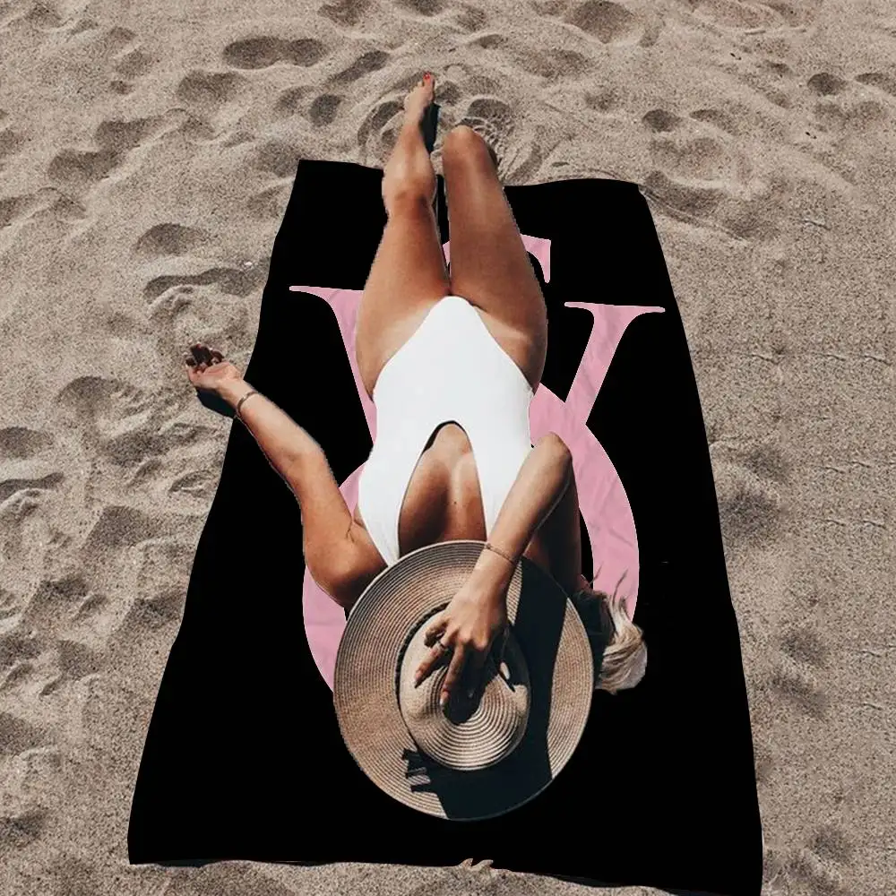 V-Victorias موضة S-السر خمر منشفة الشاطئ للأطفال شخصية منشفة استحمام منشفة بركة عطلة هدية نزهة منشفة #5