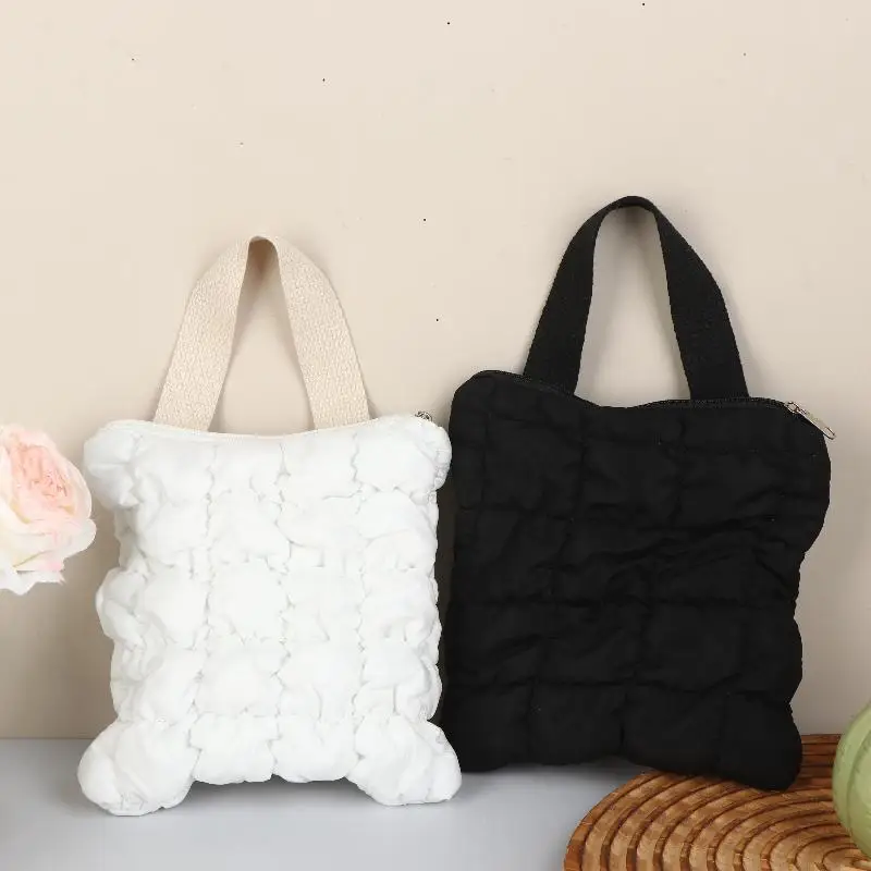 Mini bolsa de cosméticos, riñonera de nube, ligera, sólida, cierre de botón seguro con monedero decorativo y bolsa para auriculares, 1 Uds.