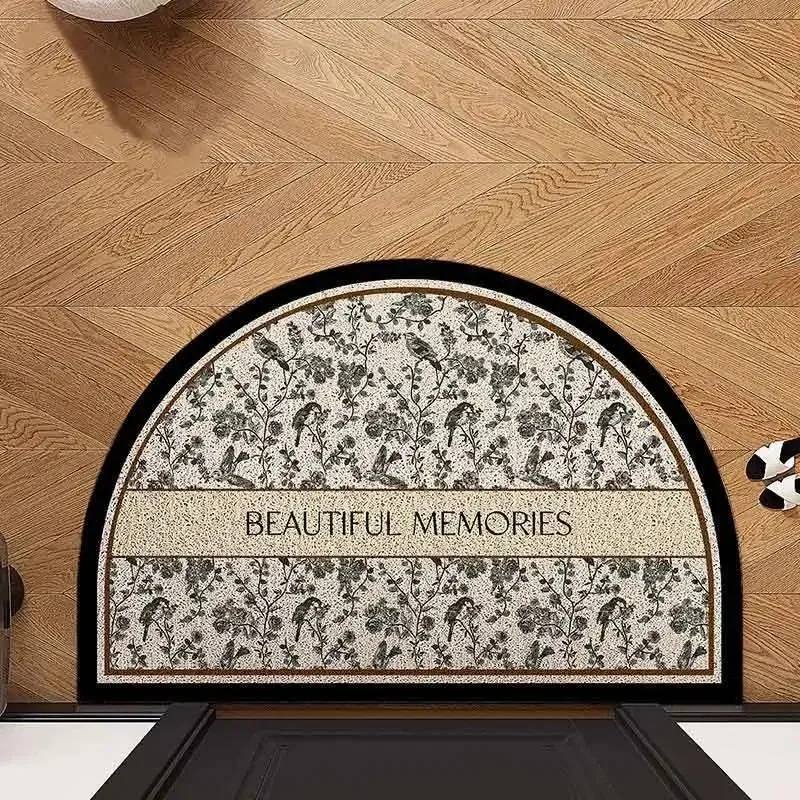 Semi-circular Entrance Mat Arched Door Anti-slip Mat Dirt-resistant Entrance Mat Bathroom Mat  Floor Mat Welcome Mat Door Mat