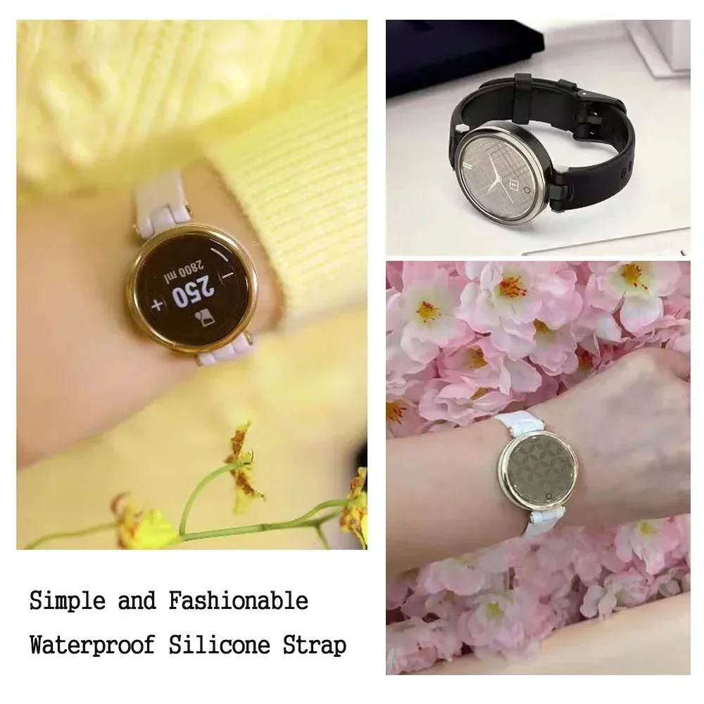 14mm Smart Watch Strap For Garmin Lily Watchband Bracelet Women Soft Silicone Sport Wristband