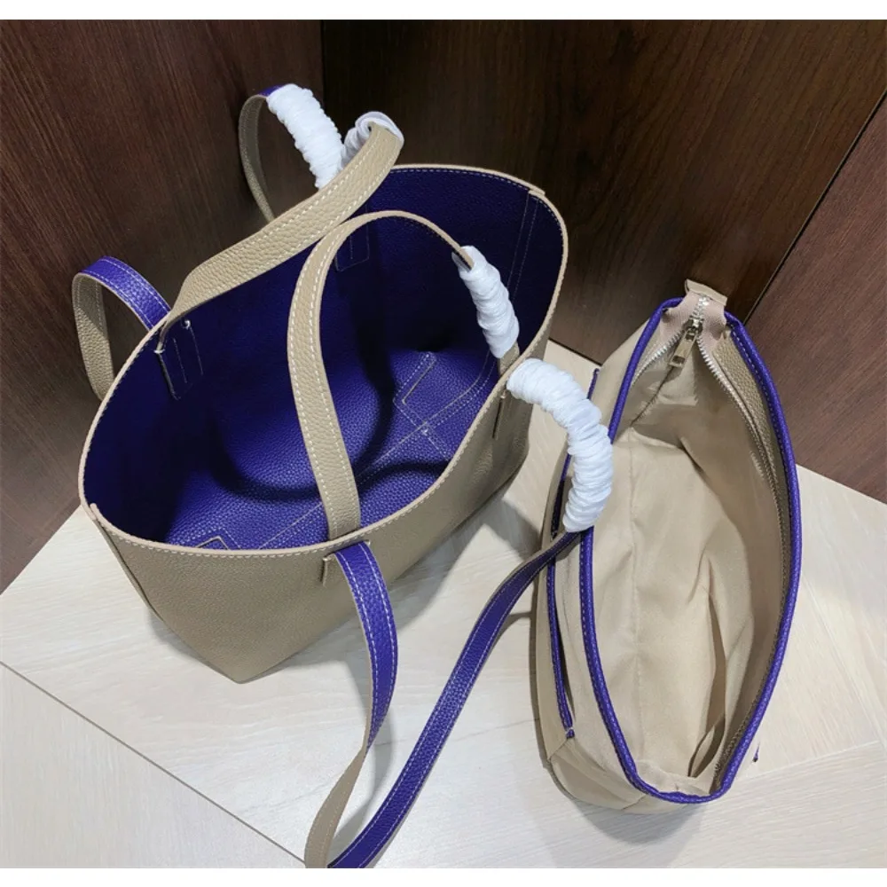 2026 New Niche Light Luxury Handbag Women's Commuting Versatile Simple Shoulder Mother and Child Bag High Sense Retro Fashion
