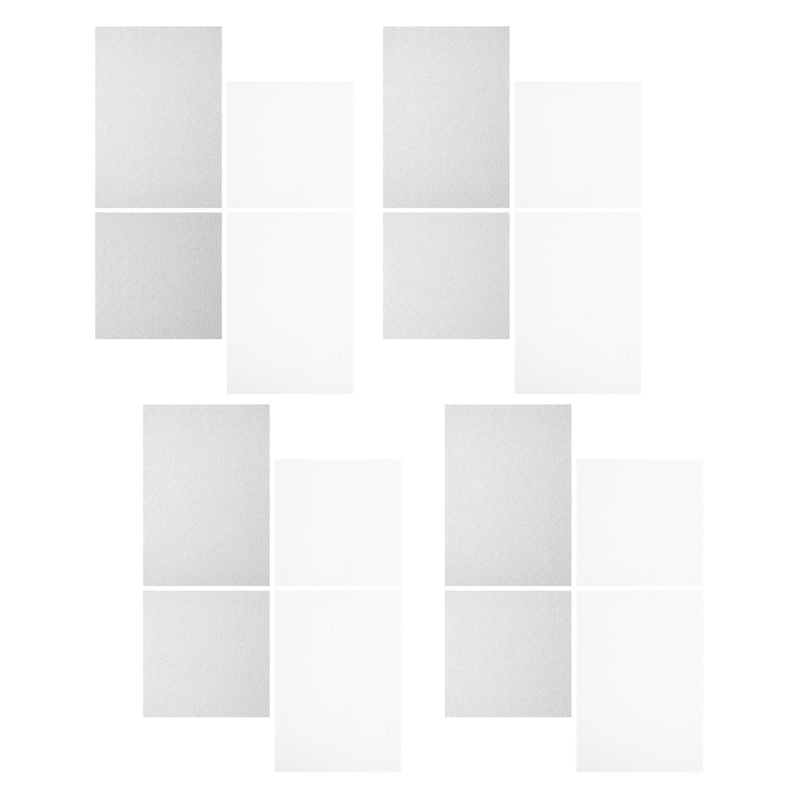 

24 шт. сетчатых тканевых полотенец для масок для лица, легкие дышащие сетки для вышивки, рукоделия, косплея, 10x10 см, 20x30 см