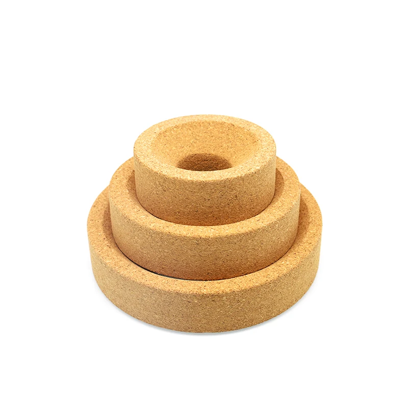 Tempat Botol Gabus 80/100/110/120/140/160/210Mm Alas Botol Lab Bulat dengan Tahan Suhu Tinggi