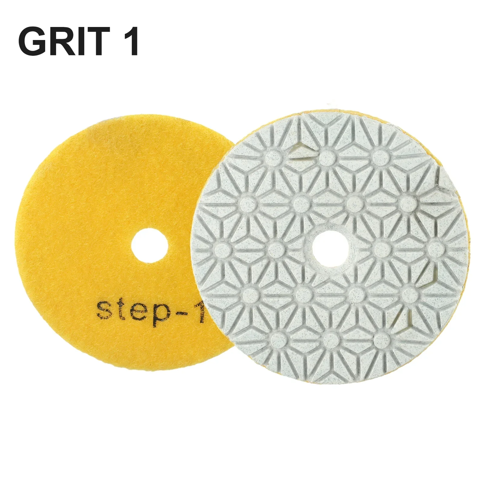 1PC 4 Inch 100mm Dry Wet Diamond 3 Step Polishing Pads Granite Polishing Tool For Marble Terrazzo Cement Floor Tool Parts