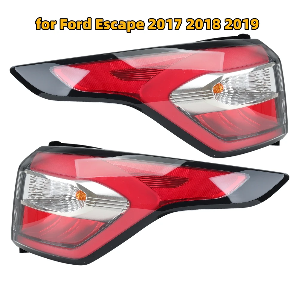 LED Rear Tail Light for Ford Escape 2017 2018 2019 Rear Lights Outside Driving Brake Lamps Turn Signal Stop Taillight Car Part