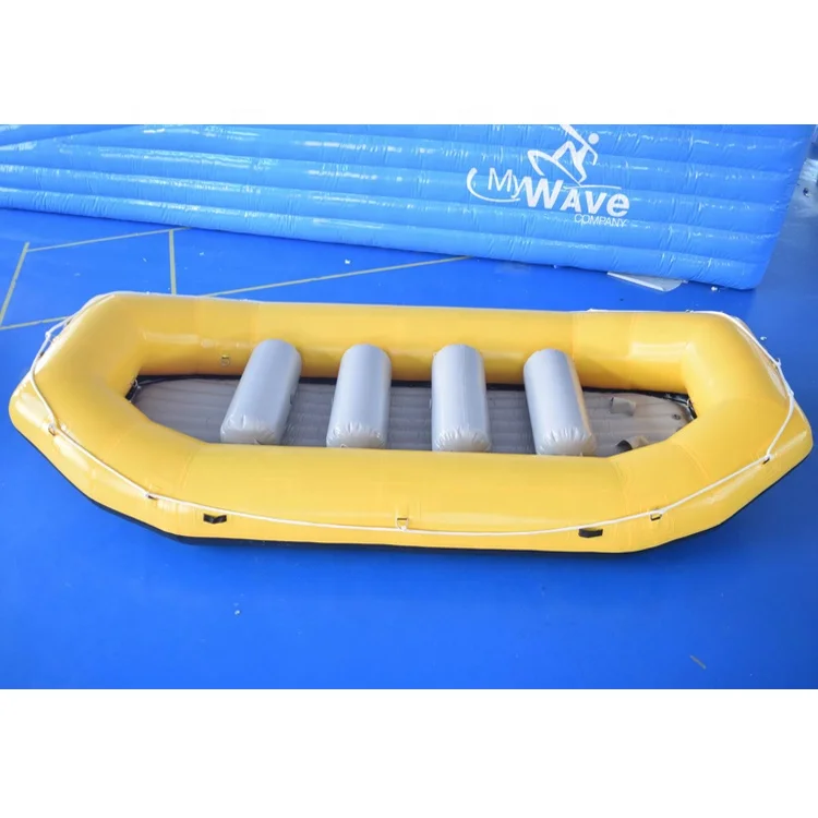 4.9m PVC Tarpaulin Inflatable Rafting Boat For Water Sport Game