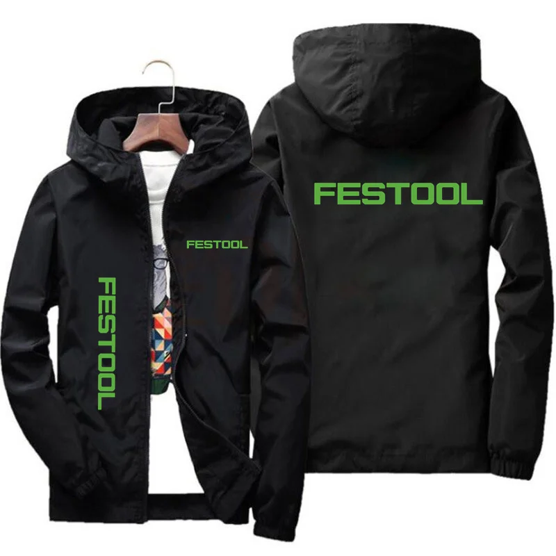 

2025 Men's new brand hooded windbreaker, raincoat, mountaineering sports men's fashionable printed casual high-quality jacket